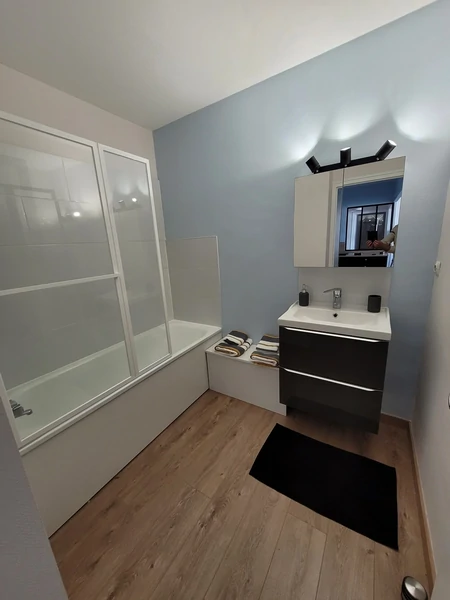 MONTAIGNE - Superbe appartement, 3 chambres, avec parking privé, proche hyper centre, du tramway et du palais des congrès